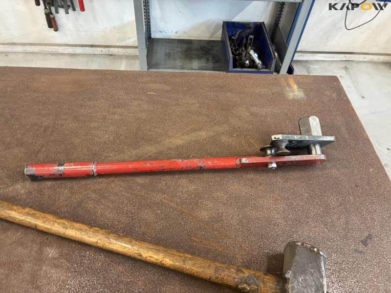 Iron table with equipment 19