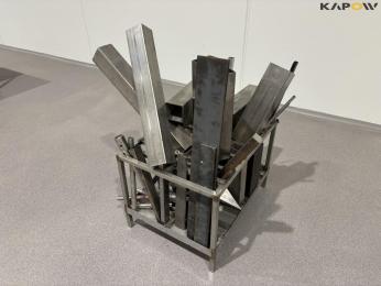 Iron holder with contents