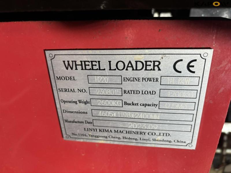 Job Man H220 mini loader 39