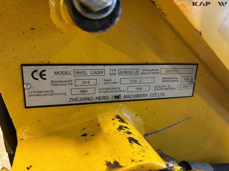 Job-Mann 200-35 skid steer loader 32