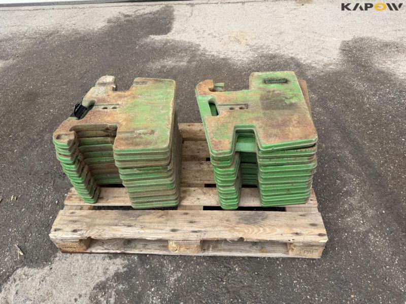 John Deere 20 pcs. weight blocks 2