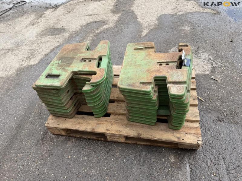 John Deere 20 pcs. weight blocks 6