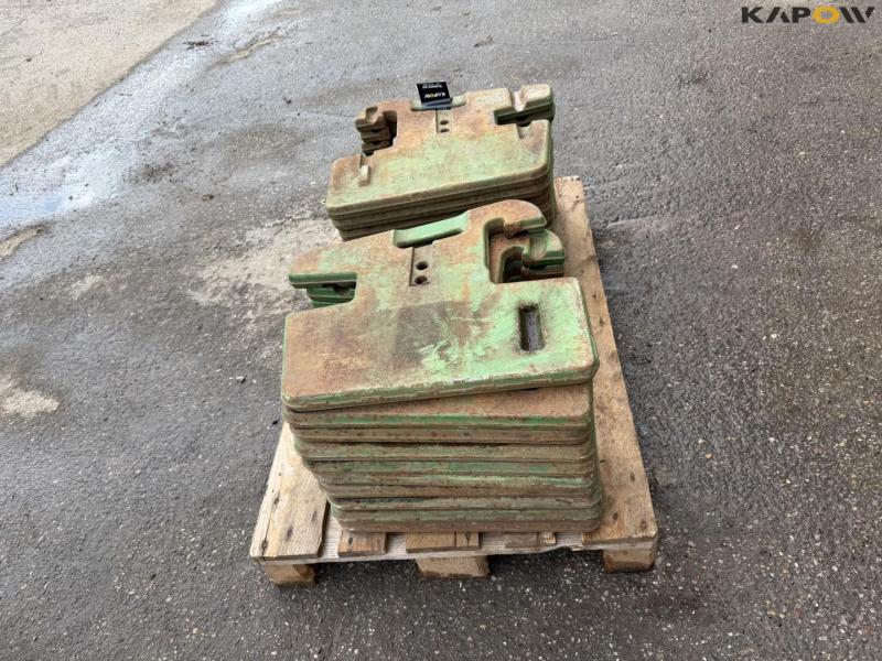 John Deere 20 pcs. weight blocks 8