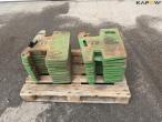 John Deere 20 pcs. weight blocks 2