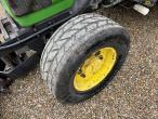 John Deere 3200 tractor with broom 59