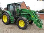 John Deere 6105M front loader tractor 2