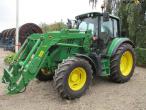 John Deere 6105M front loader tractor 8