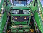 John Deere 6125M front loader tractor 9