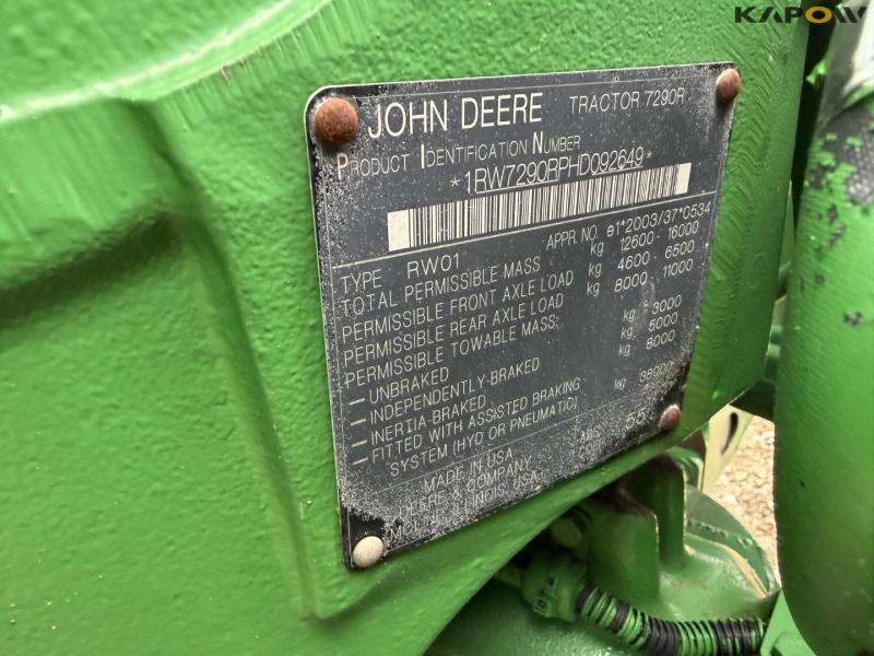 John Deere 7290 tractor 81
