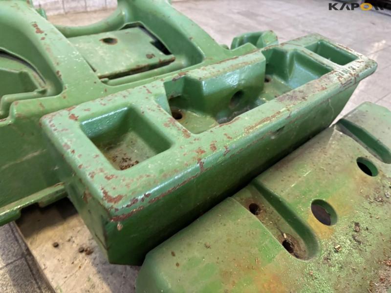 John Deere basic weight blocks and towing bracket 12