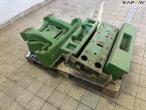 John Deere basic weight blocks and towing bracket 3