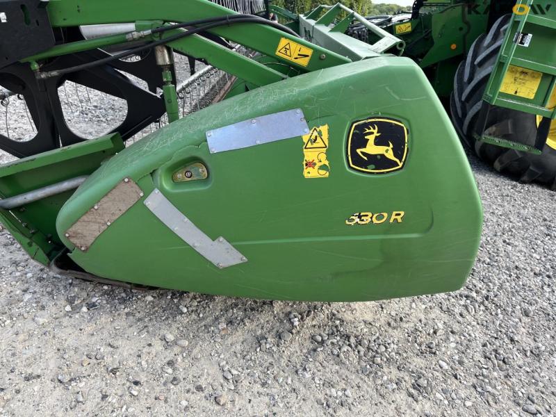John Deere S690i combine with 630R 30-foot header 55