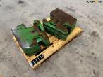 John Deere weight plates - 14 pcs. 50kg each 7