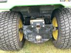 John Deere X540 tractor with mower 9