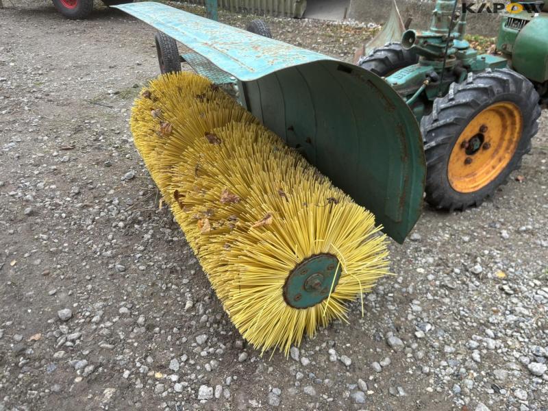 JRUS tool carrier with broom, scraper and sulky 7