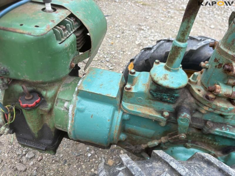 JRUS tool carrier with broom, scraper and sulky 20