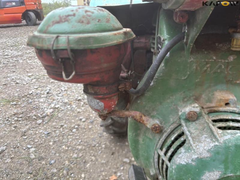 JRUS tool carrier with broom, scraper and sulky 25