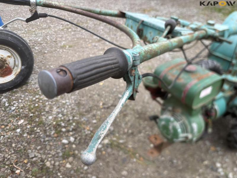 JRUS tool carrier with broom, scraper and sulky 42