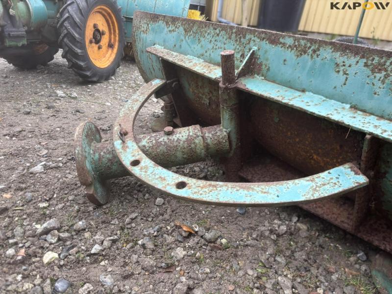 JRUS tool carrier with broom, scraper and sulky 55