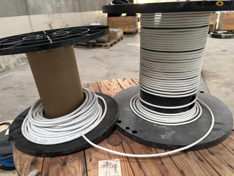 Cable drums with cable 6 pcs. 6