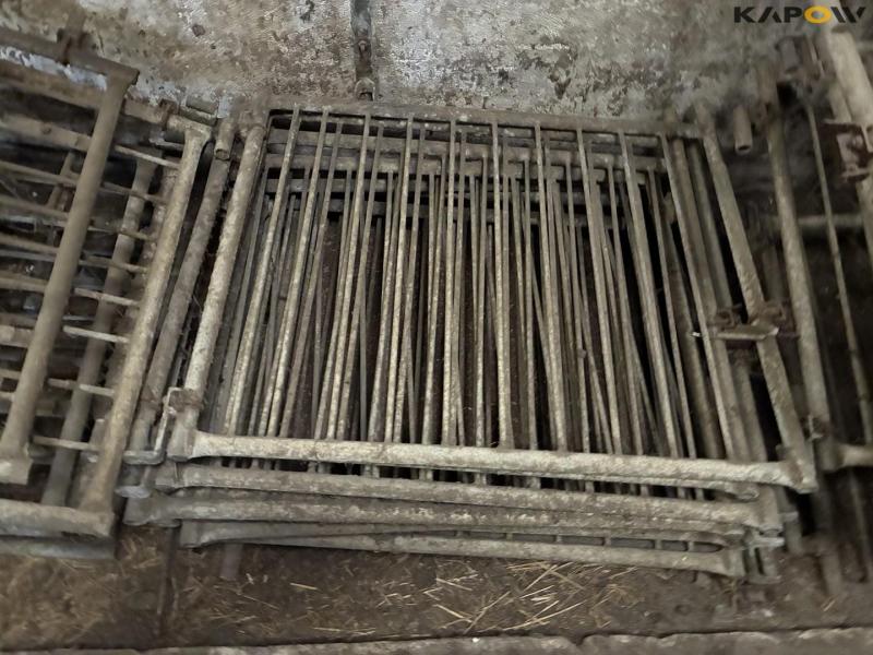 Wall-mounted calf boxes 11