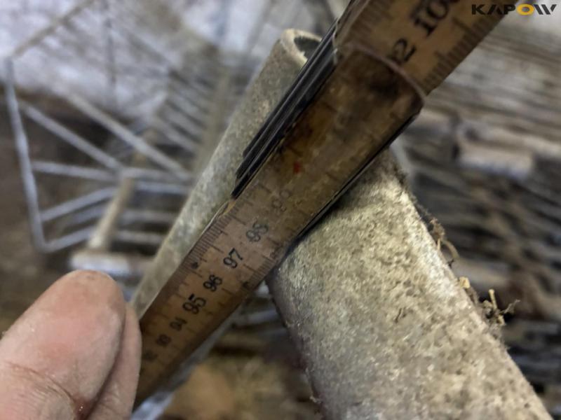 Wall-mounted calf boxes 36