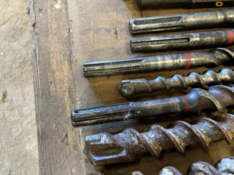 Chop saw + various drills 9