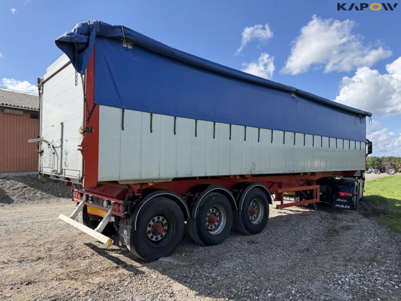Kel-Berg tipper trailer with tarpaulin 4
