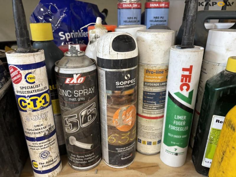Chemicals and petrol cans 24
