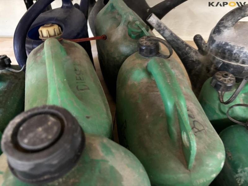 Chemicals and petrol cans 35