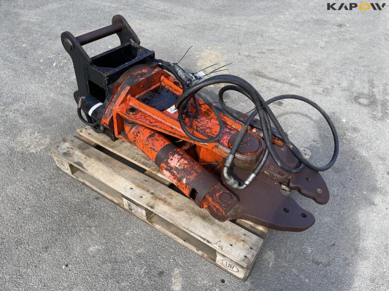 Mower for excavator with Hydrema switch 1