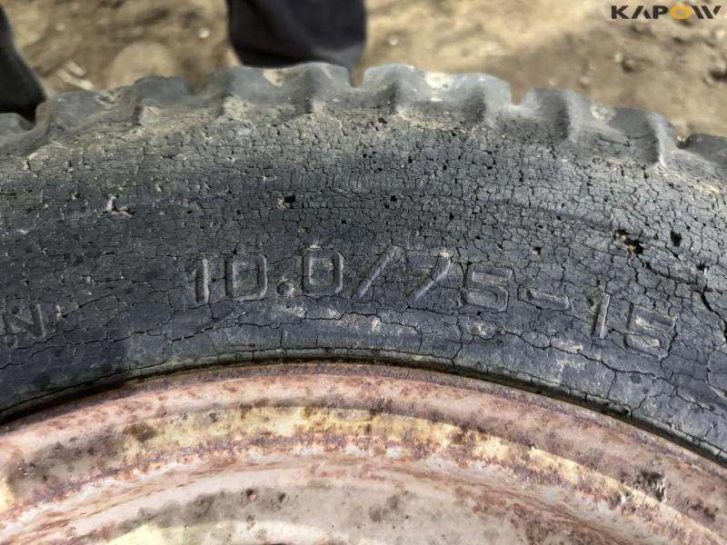 Complete wheel 10.0/75-15 8