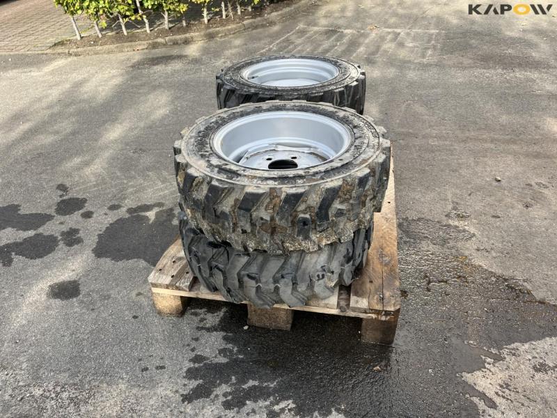 Complete wheels 27x8.50-15 for skid steer loader 8