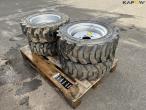 Complete wheels 27x8.50-15 for skid steer loader 5