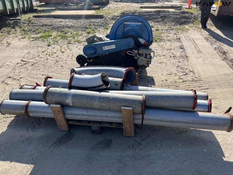 Kongskilde TRL 150/CAD 20 grain blower with pipe 4