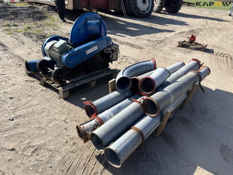 Kongskilde TRL 150/CAD 20 grain blower with pipe 5