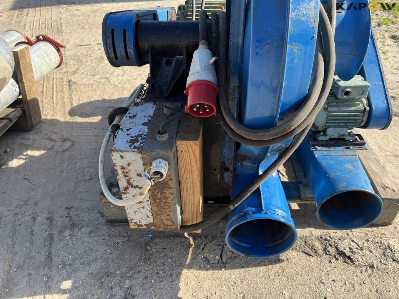 Kongskilde TRL 150/CAD 20 grain blower with pipe 10