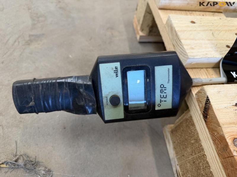 Grain temperature gauge and grain testing rod 7