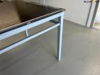Heavy duty table with vise 14