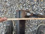 Heavy-duty frame with track eradicator teeth 22