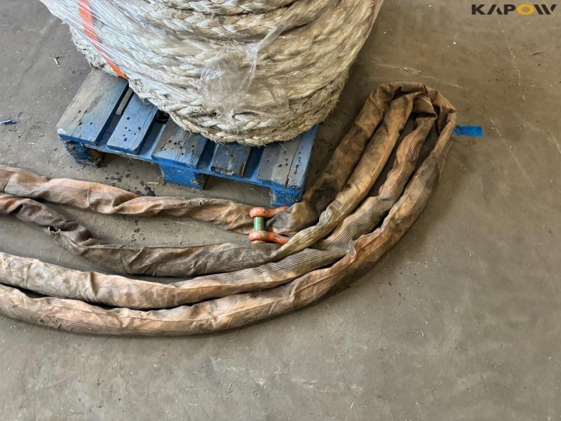 Heavy duty strap and pallet with new rope 8