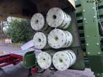 Krone Big Pack 4X4 baler with bale trailer 55