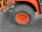 Kubota BX 2350 compact tractor with sweeper and salt spreader 17