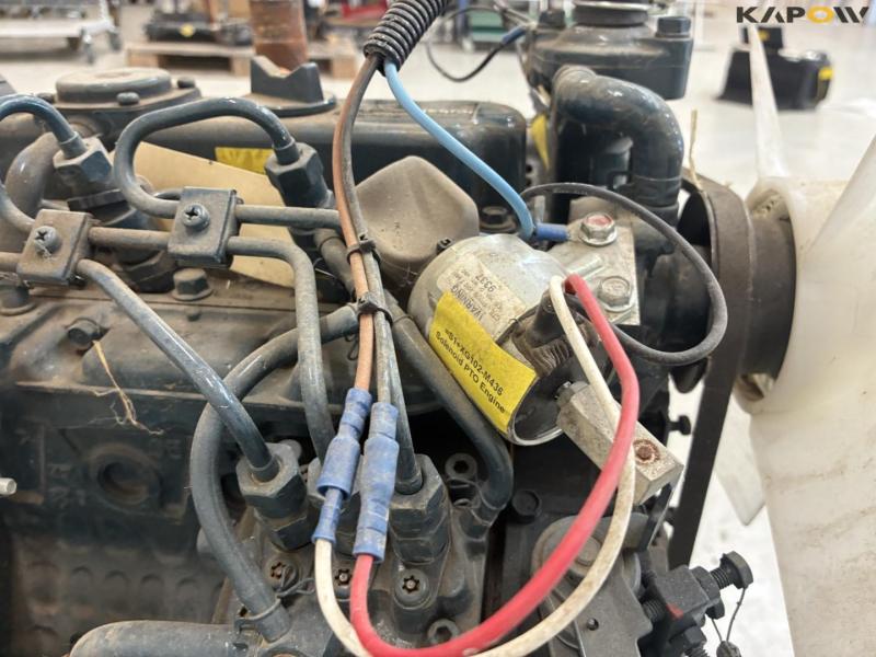 Kubota engine with cooler and hydraulic pump 20