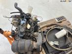 Kubota engine with cooler and hydraulic pump 26
