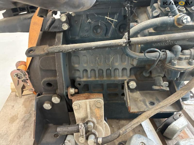 Kubota engine with cooler and exhaust 18