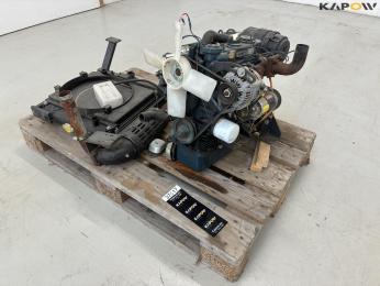 Kubota engine with cooler and exhaust