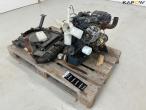 Kubota engine with cooler and exhaust 1