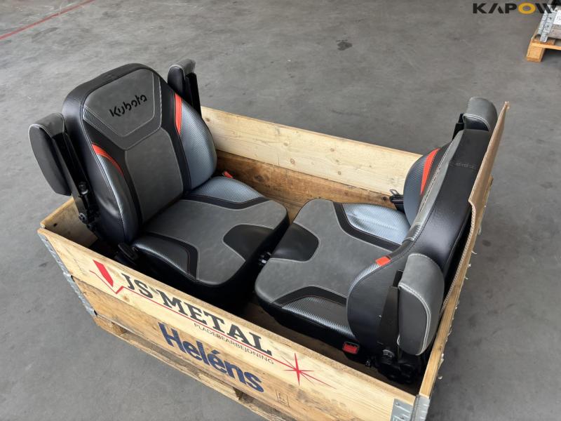 Kubota seats with armrests 2 pieces - new 3