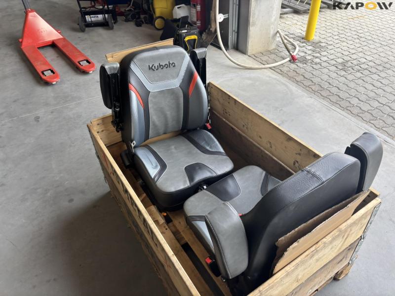 Kubota seats with armrests 2 pieces - new 7